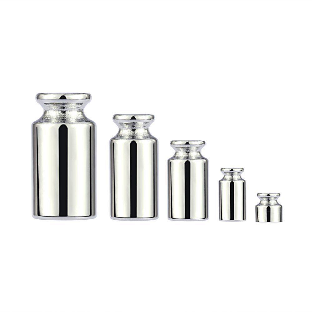 M1 Grade Chrome Plated Calibration Weights Set - 1g, 2g, 5g, 10g, 20g (5 Pieces)