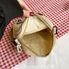 Mini Canvas Crossbody Pouch Fashion Lightweight Vertical Shoulder Bag for Women Versatile Everyday Small Square Bag