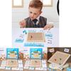 Wooden Multiplication Table For Kids Early Education Educational Toy For Elementary Students