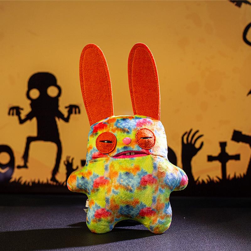 

20CM Big Teeth Funny Ugly Monster Plush Doll Cute Tooth Monster Doll Play Doll Halloween Collection Gift about 20cm