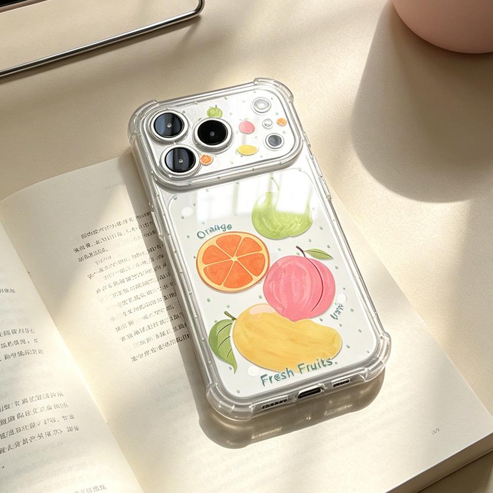 Fresh fruit is suitable for vivo Xiaomi iPhone11/11Pro transparent 11PM mobile phone niche oppo airbag women