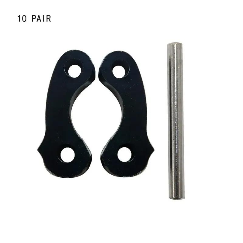 

10 PAIRS Latch Hinge Pivots Rear Quarter Window with Dowel Pin for Toyota Tacoma 1995-2004 Tundra 2000-2006