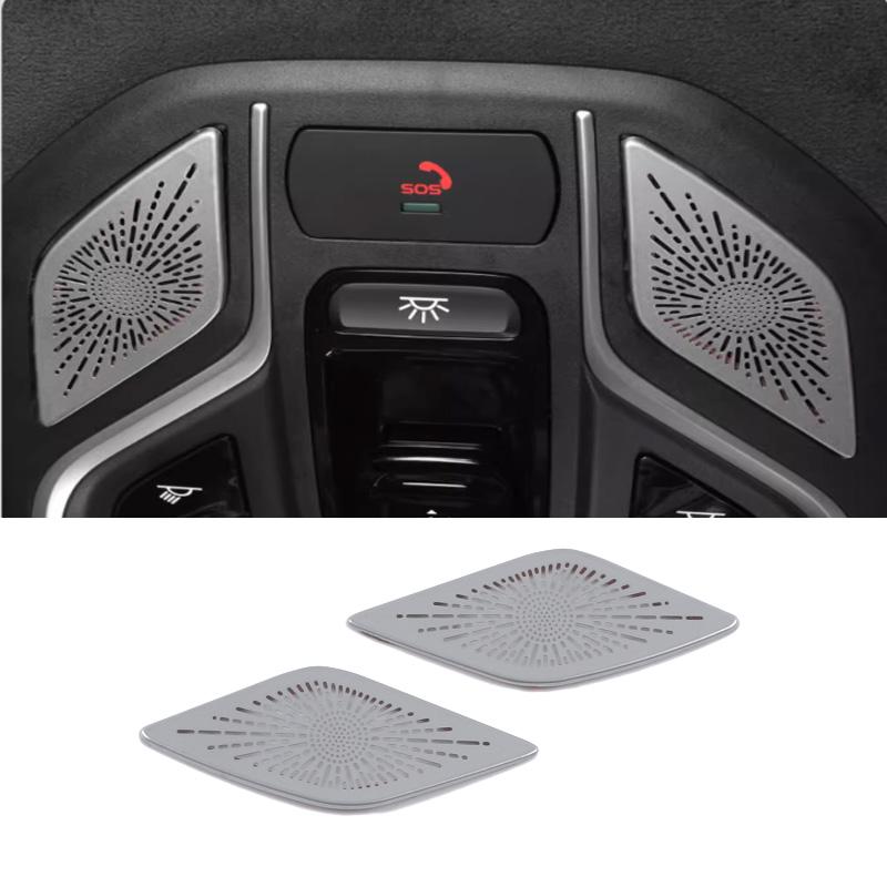 For Geely Monjaro KX11 -2024 Grand Koleos 2025 Decoration Accessories Steel speaker horn Cover 4 Door roof Loudspeaker Cover