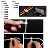 50/100pcs Self Locking Plastic Nylon Cable Tie  Black Cable Tie Fastening Ring Self-Locking Industrial Cable Tie Cable Tie Set