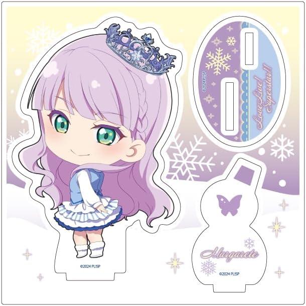 Love Live! Superstar!! 32 Wien Margarete [Mini Character Illustration] Acrylic Stand Plate, Die-Cut Process, Stand-type Item with Stand Parts, Main