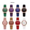 Women Quartz Analog Wrist Watch Leather Strap Casual Fashion Gift Decoration