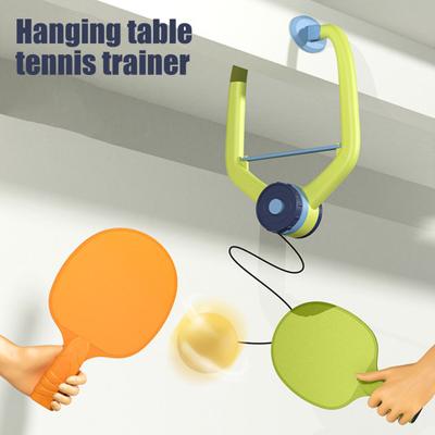 Tür-Ping-Pong-Spiel, Indoor-Hängetischtennis, tragbares Trainingsset mit 6 Bällen, Tür-Ping-Pong-Spieltrainer für Kinder und Erwachsene