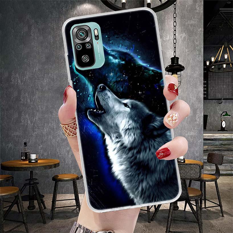 Angry Animal Wolf Fierce Soft Phone Case For Xiaomi Redmi Note 15 14 14S 13 12 Pro Plus 12S 11 11S 11E 10 10S 11T 5G Fundas Coqu