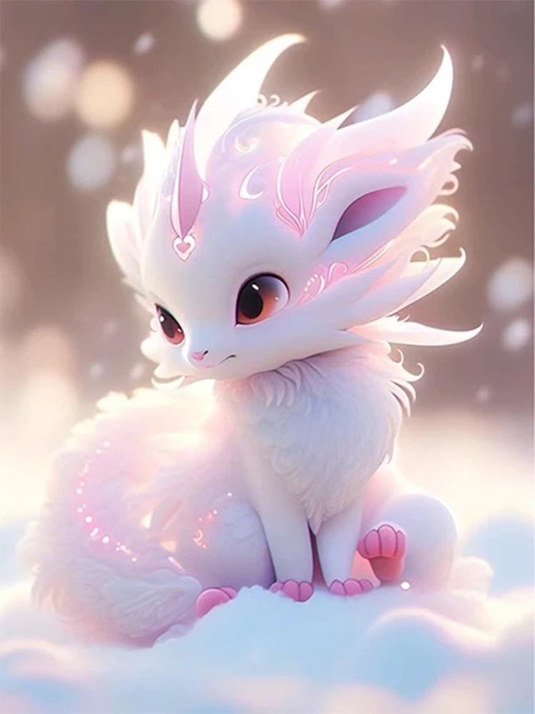 

Новое поступление набор для вышивки крестом с алмазной живописью мультяшный дракончик 5D DIY алмазная вышивка мозаика стразы украшение для дома Full Round 20x30CM