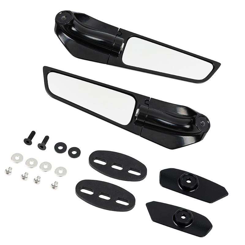 1 Pair Adjustable Wind Wing Rearview Mirrors Replacement Rearview Side Mirror For Suzuki GSXR1000 GSX1000R 2017-2021