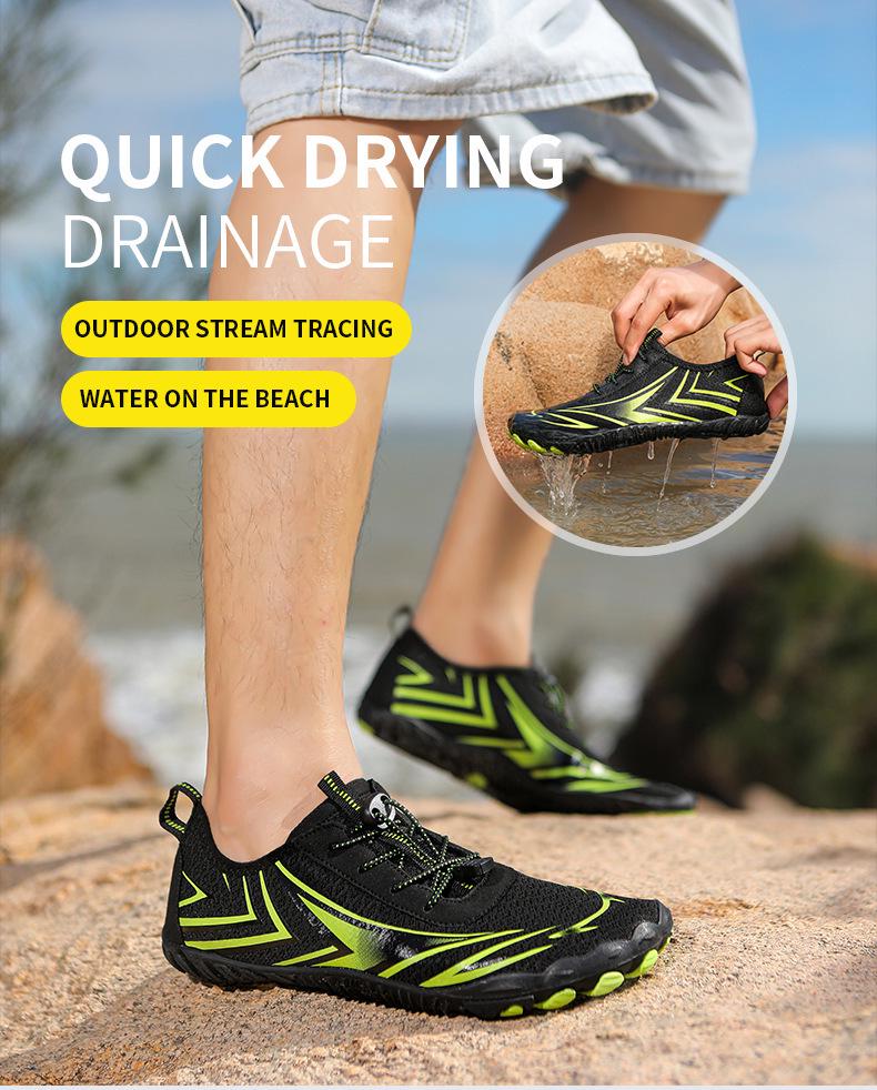2025 Breathable Five-Toe Water Shoes for Couples - Beach, Swimming, Hiking