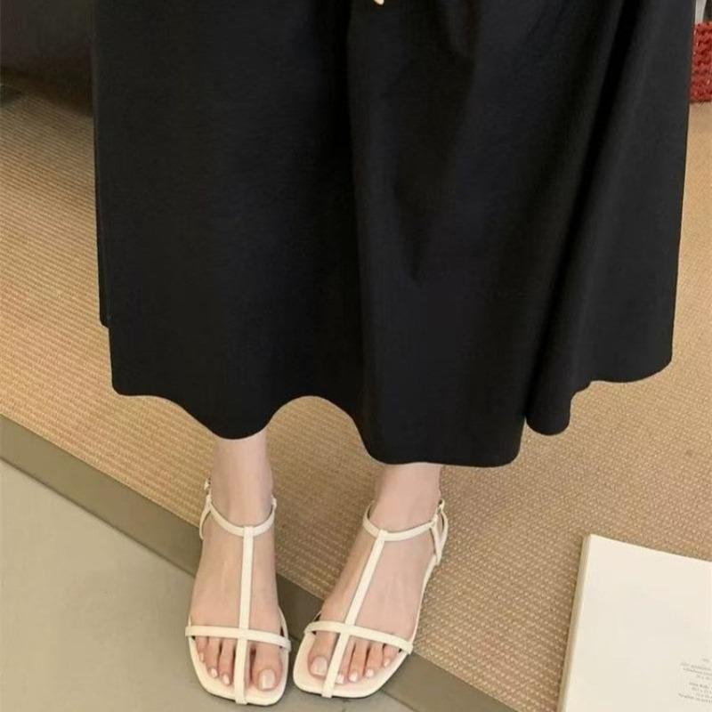 Fashion 2025 New Gladiator Women's Sandals Summer Fashion Open Toe Platform Sandals Women's Outdoor Beach Vacation Flat Women's Shoes