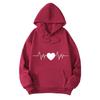 Hooded sweater women's autumn European and American fashion oversize loose coat trendy ins coat