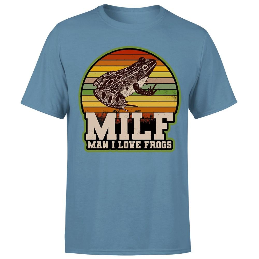 Amphibian Vintage Milf Unisex I Love Frogs Unisexs TshirtP1OrA