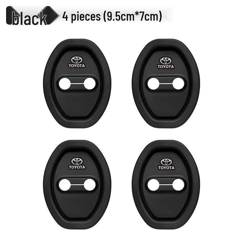 Universal Silicone Car Door Lock Protection Pad - Sound Reduction & Shock Absorption for Select Models