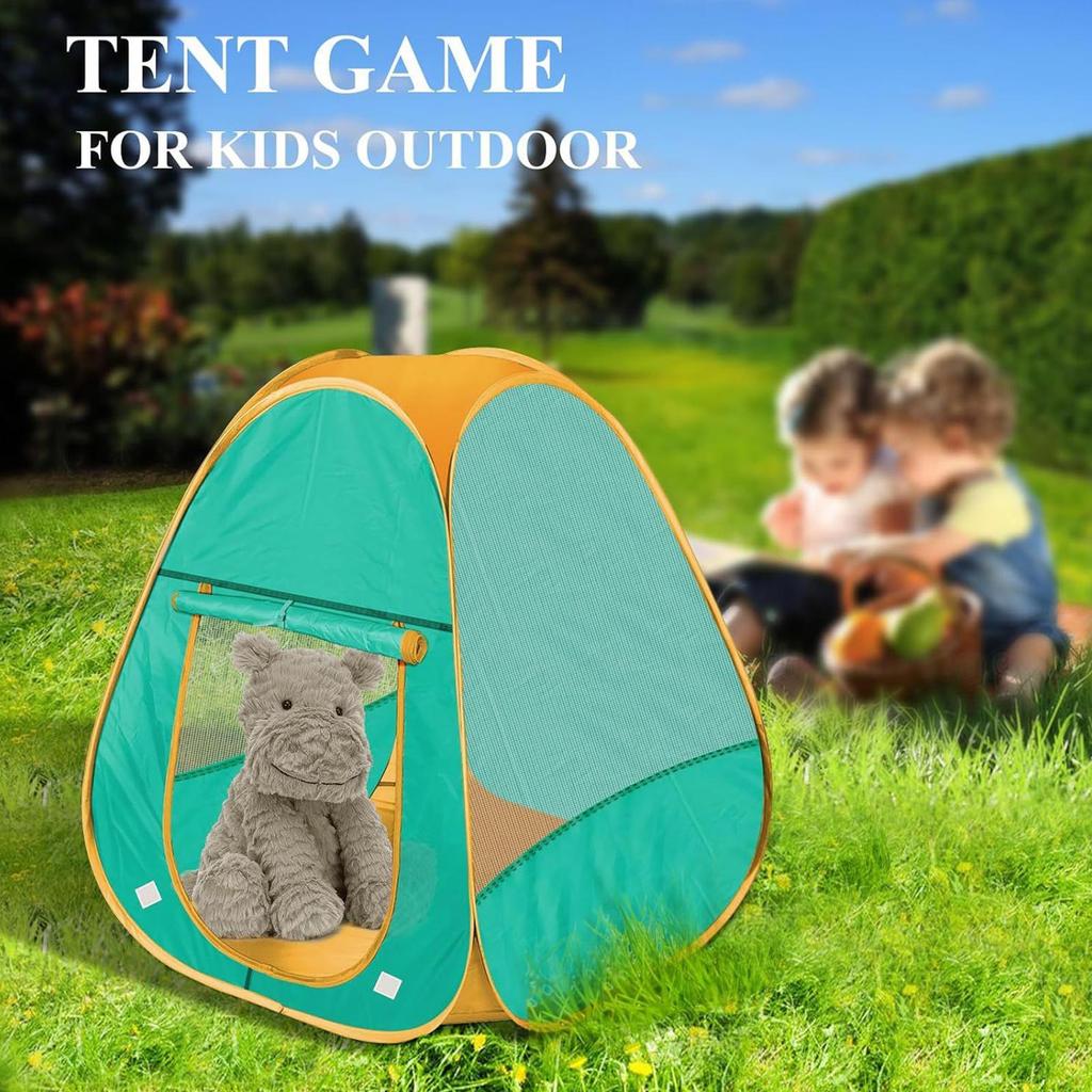 Kids Play Tent Pop-up Indoor Outdoor Play Tent Mesh Sensory Corner Folding  for Garden Beach Bedroom Playroom Backyard Camping