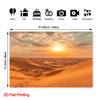 2D Warm Twilight Arid Desert Background for Arabian Travel Theme Birthday Decoration