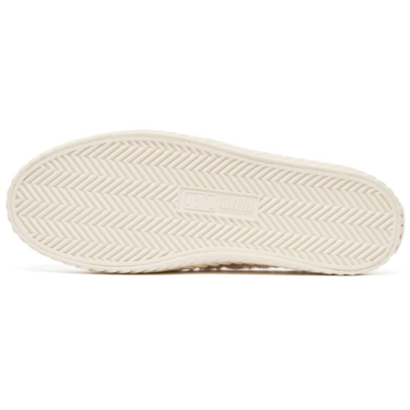 MLB Playball Mule Low-Top Skateboard Shoes Unisex Beige Sneakers 3AMUUD216-50SAS