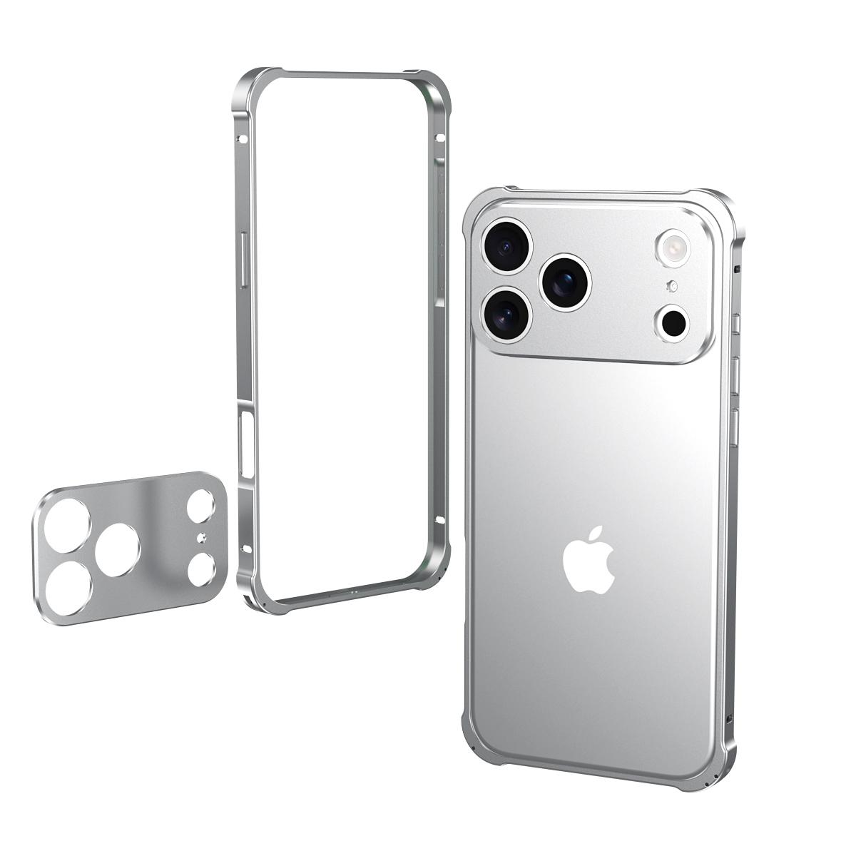 

Original Colour Aluminium Frame Metal Bumper Hard Case For IPhone 17Air 17 Pro Max Alloy Lens Protector Phone Cover iPhone17 Pro Max