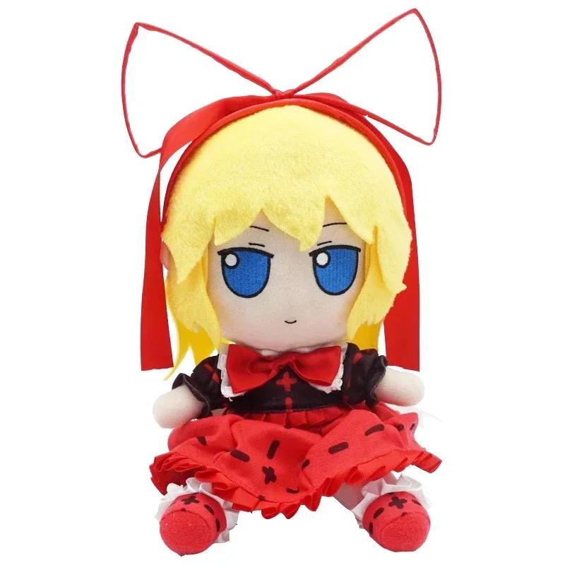 20cm Kawaii Patchouli Knowledge Plush Toy Touhou Project Plushie Anime Moriya Suwako Hakurei Reimu Stuffed Dolls Birthday Gifts