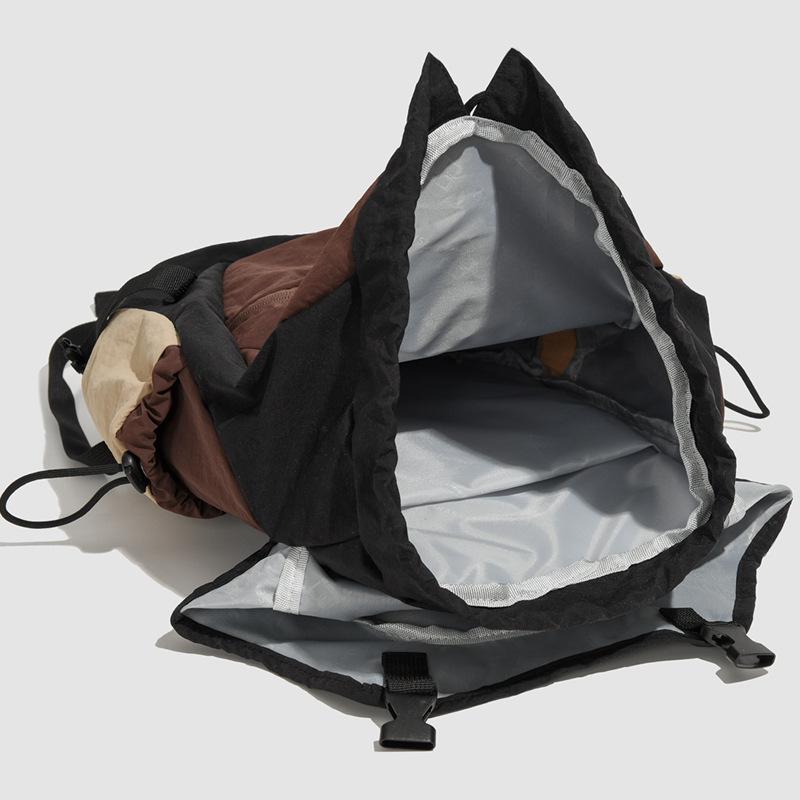 Schoolbag Outdoor Sports Short Trip Backpack Mori Fresh Contrast Color Backpack Commuter Versatile Large Capacity Backpack