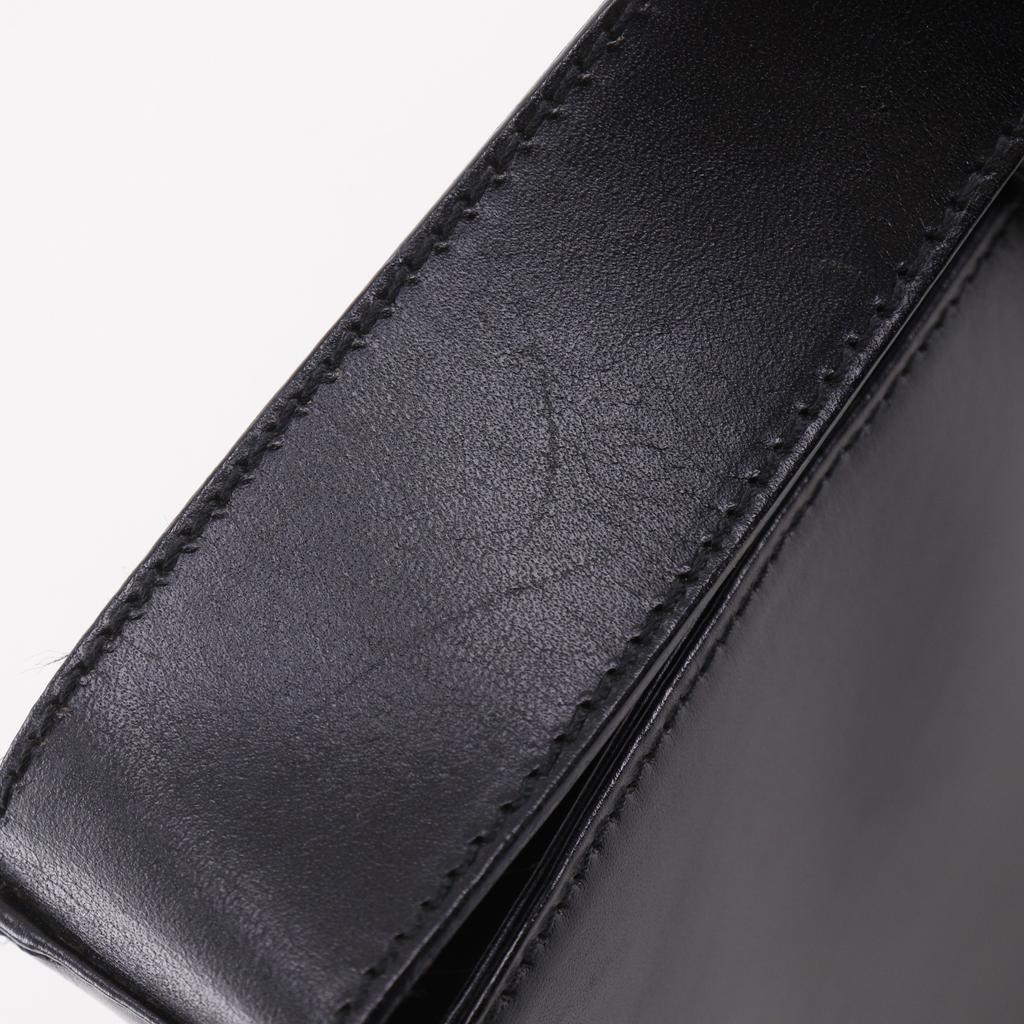 BURBERRY Shoulder Bag black Calfskin Women Used