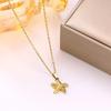 Transborder Stylish Starfish Shell Stainless Steel Pendant Necklace for Women - Ocean-Inspired Design