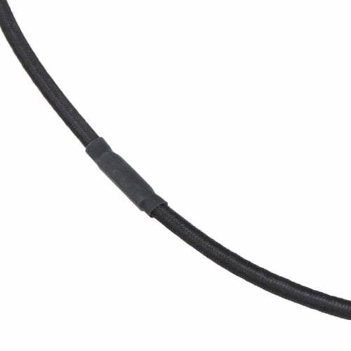 Bstinay 5-Piece Set of Shock Mount Rubber Cords for Microphone Suspension Holders, Black