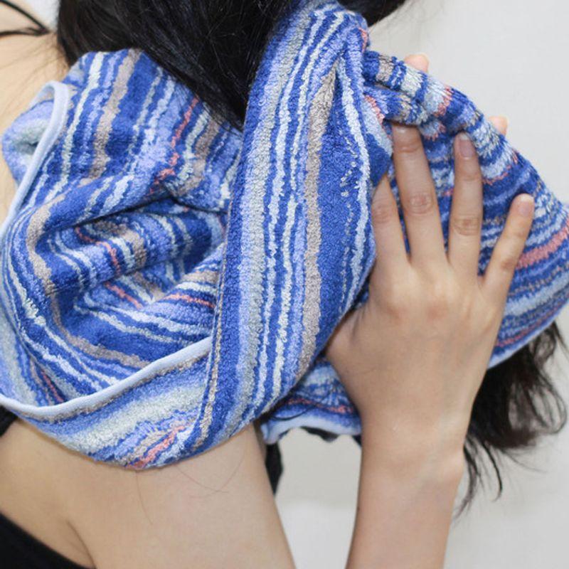 Youlikehome Color Pattern Stripe towel_3COLOR