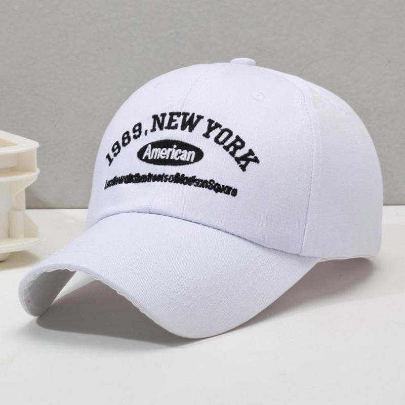 American Retro Spring And Summer Baseball Cap With Embroidered Letters, Visor Cap, Sun Protection Hat Adjustable