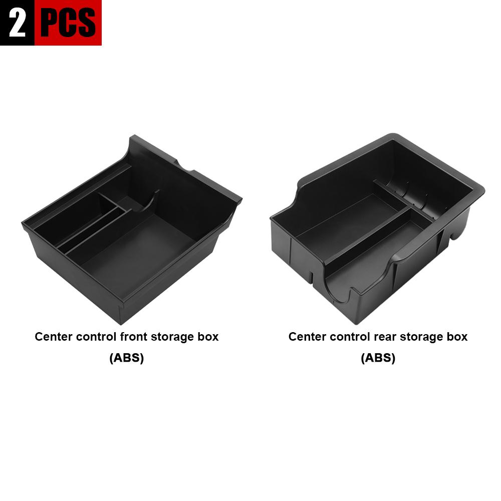 For Tesla Model 3  Model Y 2022 Storage Box Center Armrest Hidden Box Cup Holder Interior Organizer Car