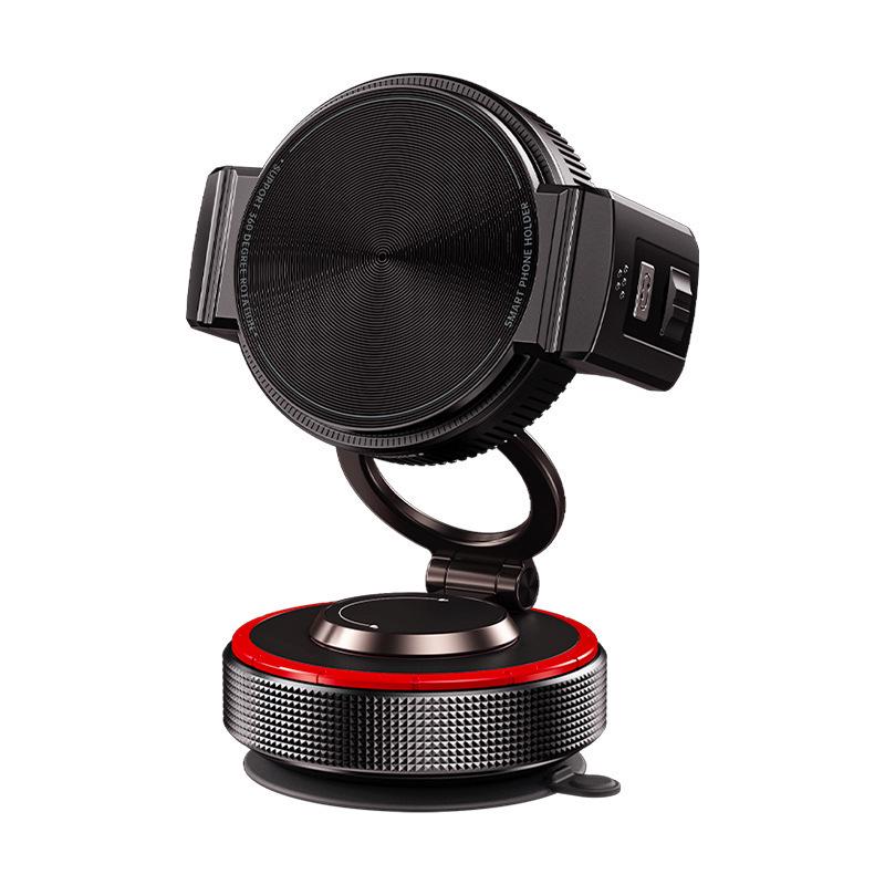 Magnetic Car Phone Holder: Suction Cup Design for Navigation and Interior Use.