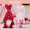 Adorável Boneco de Pelúcia Floresta Casal Decoração Chapéu Coração Vermelho para o 24º Aniversário Dia dos Namorados