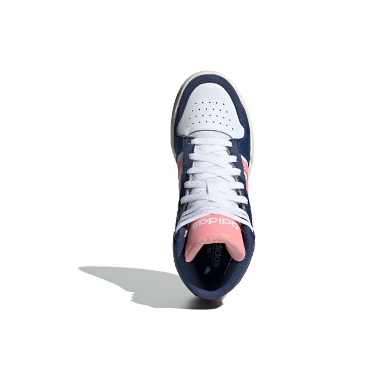 Adidas Neo Entrap Mid Comfortable High-Top Skate Shoes Women Sneakers Blue Pink EH1451