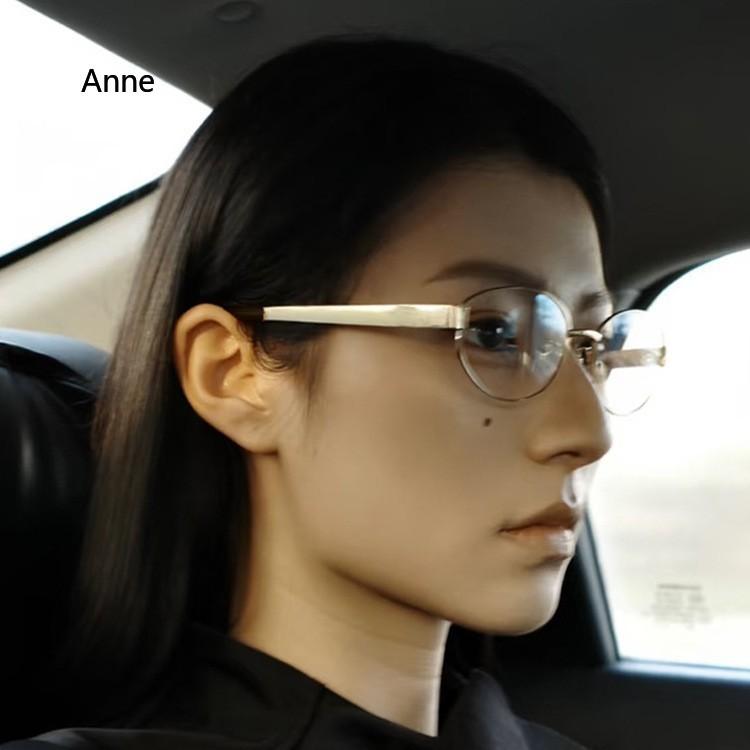 Blue Light Blocking Cat Eye Prescription Glasses For The Nearsighted Metal Computer Optical Eyeglasses -1.0 -4.0 Myopia Glasees