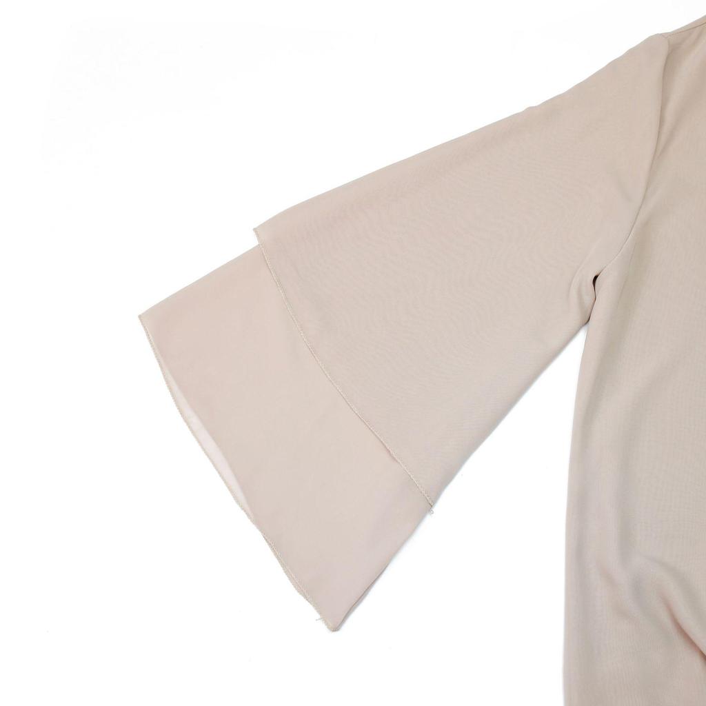 Muslim Plus Size Women's Apricot Cardigan: Sun Protection Long Robe Dress 2023