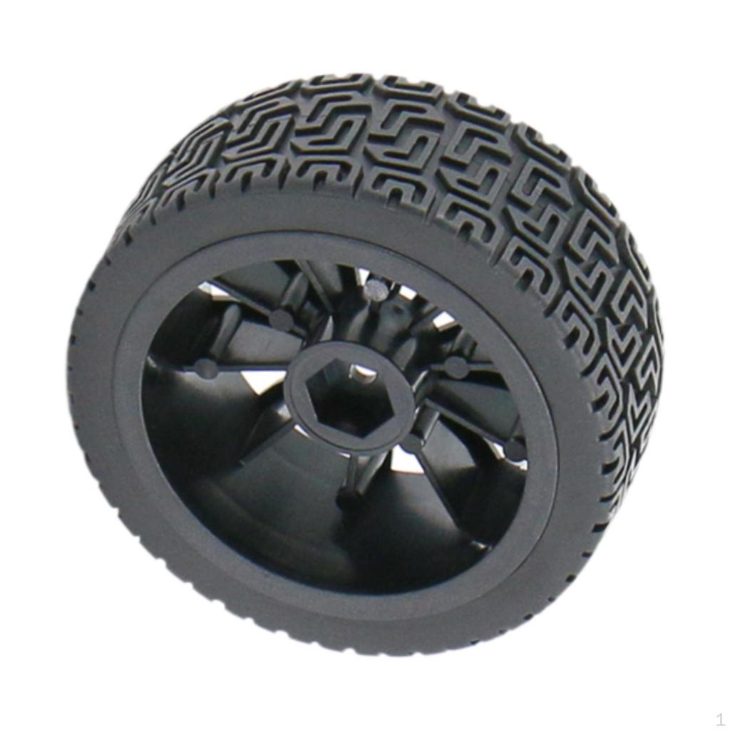 Model Vehicle Accessory, Rubber Wheel Replacement Part for Toy Car Tire