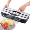 Dual-Slot Refillable Wrap Dispenser Space Saving Baking Paper Cutter Kitchen Two Way Cutter Kitchen Tool