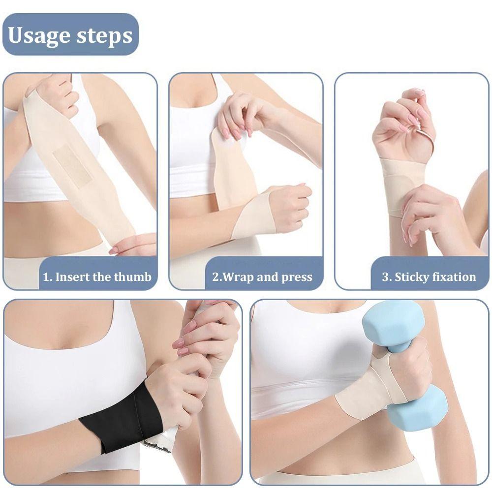 Lightweight Adjustable Wristband Compression Fitness Strength Band Gym Sports Wristband Volleyball