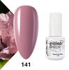GELPOLISH Nail Art Set: Base, Top Coat, Transparent & White Gel Polishes