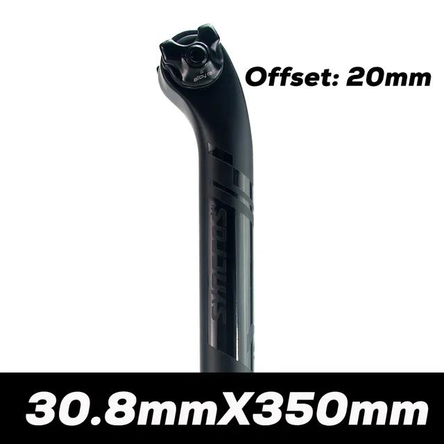SYN Carbon Seatpost Half Matte Half Gloss MTB/Road Bike Seat Post Length 350mm/400mm Bicycle Parts 27.2/30.8/31.6mm