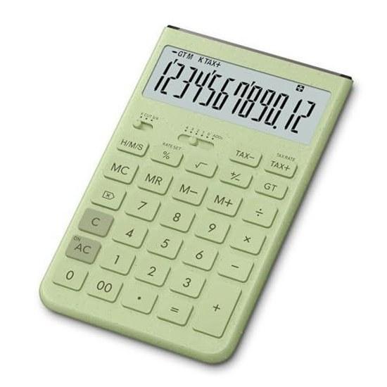 Casio Design Calculator Comfy Grayish Green Just Type 12 Digits JT-200T-GN-N