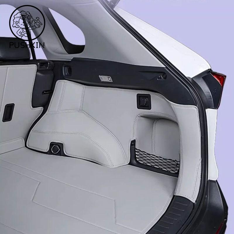 Leather Car Trunk Mat For Toyota RAV4 XA50 2021 2022 2023 2024 2025 RAV 4 XA 50 Hybrid Cargo Liner Cover Pad Carpet Accessories