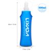 Lixada 500ml Outdoor Water Drinking Bottle Soft Folding Flask BPA Free for Running Hiking Cycle 1PCS 2PCS
