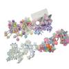 Fashionable Sequin Flower Tassel Earrings for Women - Versatile, Sweet, Girly, with Colored Beads for a High-End Feel