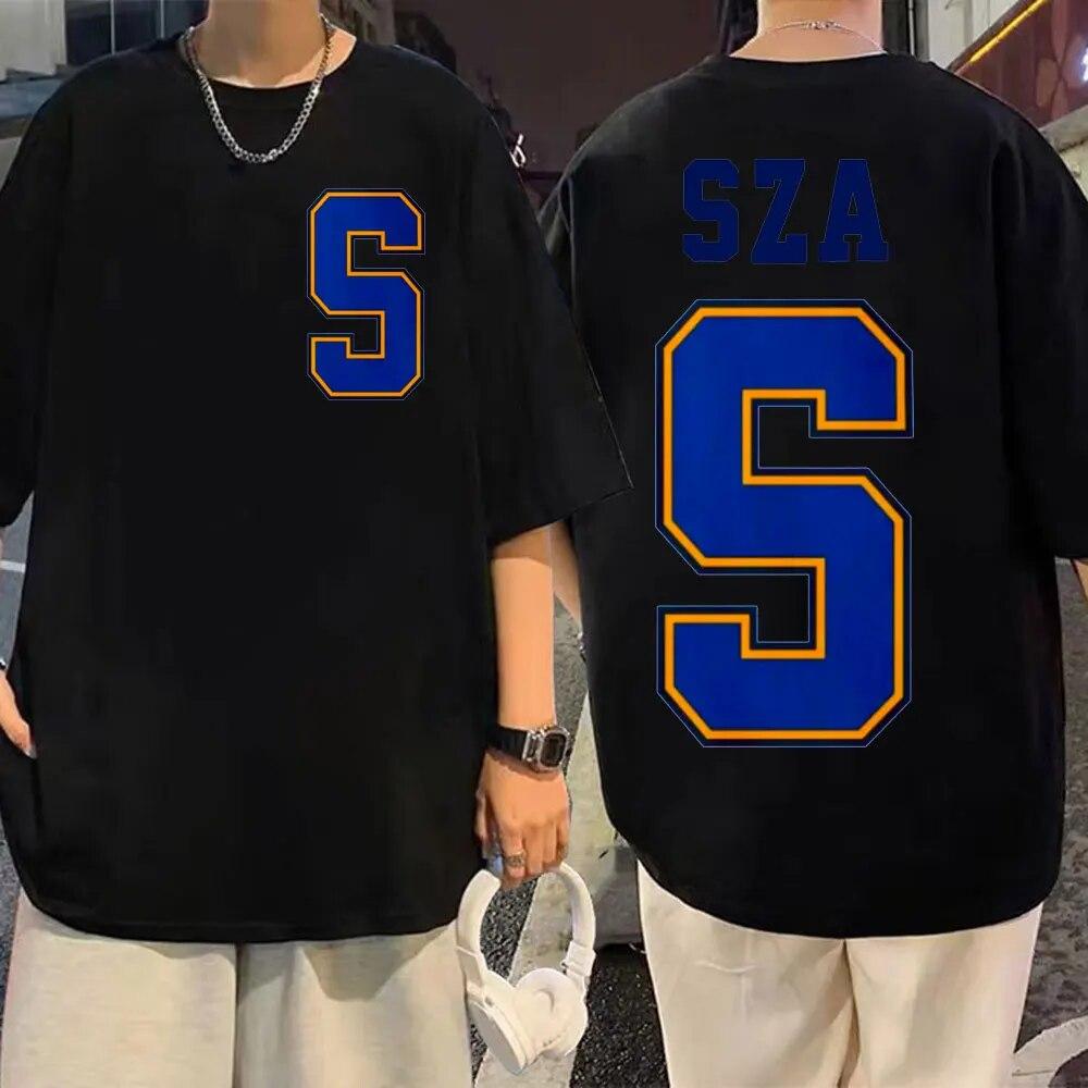 

Sza Sos Альбом Графічні футболки Унісекс Жіноча вулична мода Футболка з коротким рукавом Тенденція Хіп-хоп Вінтаж Футболки великого розміру S