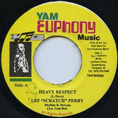 7palcová deska LEE PERRY / BABY WAYNE - Heavy Respect / Rastaman YAMI003 Yam Euphony Mus 2000 Jamajka Reggae, Ska & Dub