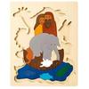 George Luck Puzzle Doppelpuzzle Noahs Arche GL8246 Lernspielzeug