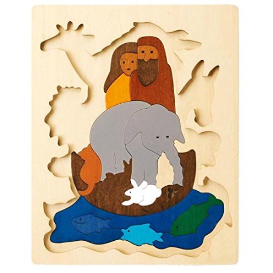 George Luck Puzzle Doppelpuzzle Noahs Arche GL8246 Lernspielzeug