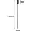 2.75'' Ballpoint Pen Refills, Black, Medium Point, 10 Pack